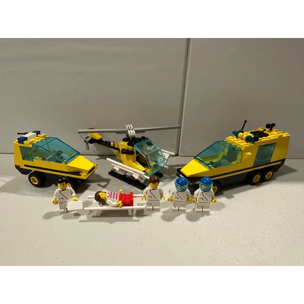 LEGO 1896 Trauma Team Classic Town 100% Complete w/ Instructions Vintage 1992